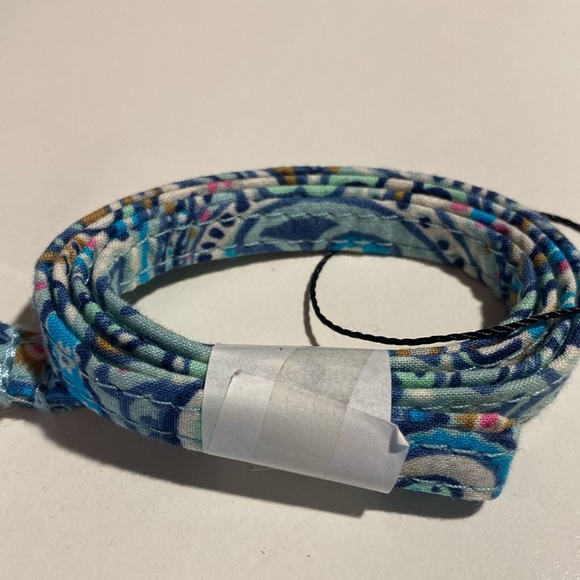 Vera Bradley skinny cotton lanyard daisy dot paisley - Picture 3 of 5